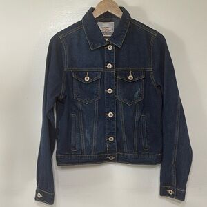 California Vintage Women's Denim Jacket - Blue Size L